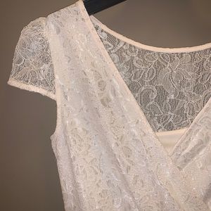 Gianni Bini Beautiful White Lace Dress